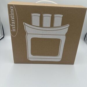 Infantino Fresh Squeezed Infant Pouch Squeeze Station Feeding Line Food Prep New